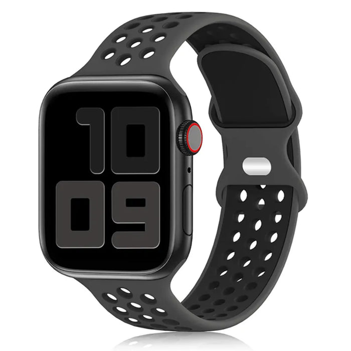 Black Silicone Sport Band for Apple Watch Strap On Sale