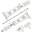 Cloverleaf Diamond Women Stainless Steel Apple Watch Bracelet For Ultra, 49mm, 46mm, 45mm, 44mm, 42mm, 41mm, 40mm, 38mm On Sale