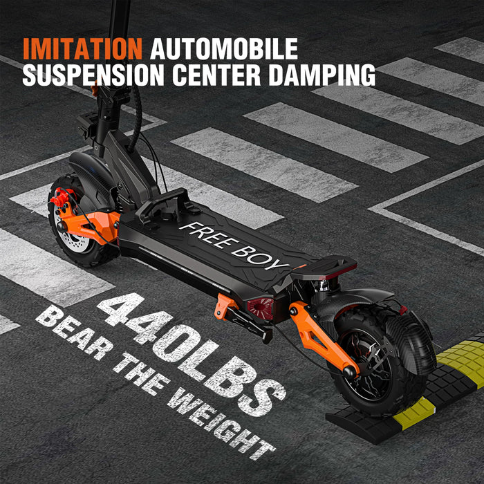 H9 Master 6000W Dual Motor 50mph 60V 30AH 11'' Off Road Tires High-performance Foldable Electric Scooters For Adults On Sale