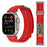 Red Outdoor Sport Adventure Nylon Trail Loop Strap Collection for Apple Watch Band Ultra, 49mm, 46mm, 45mm,  42mm, 41mm, 40mm, 38mm On Sale