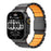 Black Orange Magnetic Titanium-style Watch Band Compatible With Apple Watch Series On Sale