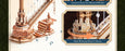 350 Piece DIY Mechanical Harp Music Box 3D Wooden Puzzle Model Kit with Ave Maria Melody On Sale