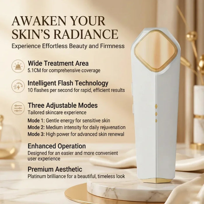 Handheld NIR Near Infrared LED Facial Skin Care Device 2-in-1 Light Therapy Beauty Tool for Skin Rejuvenation & Firming On Sale