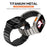 Luminous Magnetic Titanium-style Watch Band Compatible With Apple Watch Series On Sale