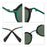 Retro Round UV400 Vintage Metal Punk Style Colored Lenses Sunglasses For Women And Men On Sale