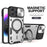 Silver iPhone Ring Stand Armor Case With Camera Protection Slide Cover On Sale