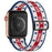 USA flag soccer series nylon stretch adjustable watch band compatible with Apple Watch 38mm-49mm On Sale