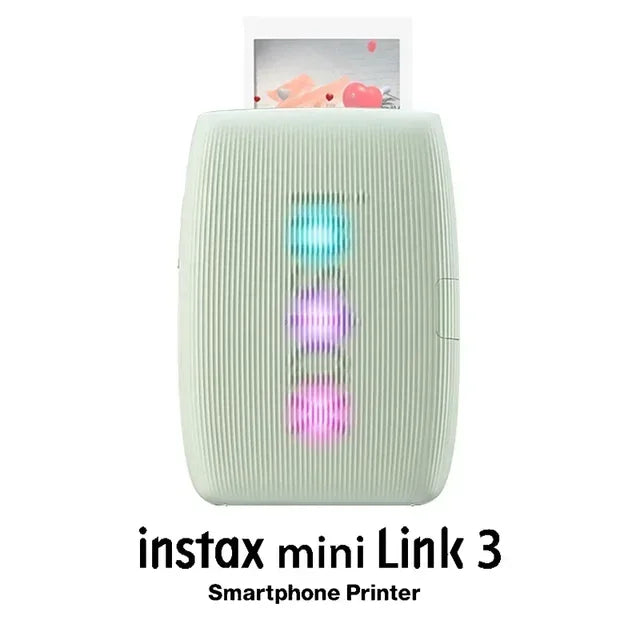 Fujifilm Instax Mini Link 3 Bluetooth Instant Photo Printer For Instax Mini Film – Portable Smartphone Printer (Green) On Sale