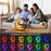 Smart Wireless Phone Charger with Bluetooth 5.0 Dual Speakers LED Alarm Clock and Atmosphere Night Light Lamp On Sale