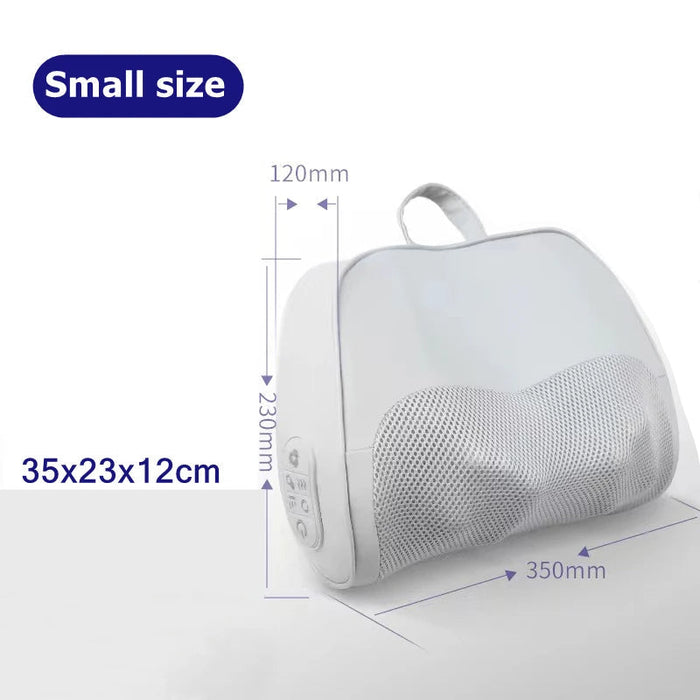 3D Kneading Black Shiatsu Massage Heat Pillow On Sale