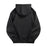 Super Comfy Black Solid Color Pullover Hoodie Unisex Casual Streetwear Sweatshirt On Sale