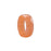 Luminous Fluorescent Orange Color Resin Rings On Sale