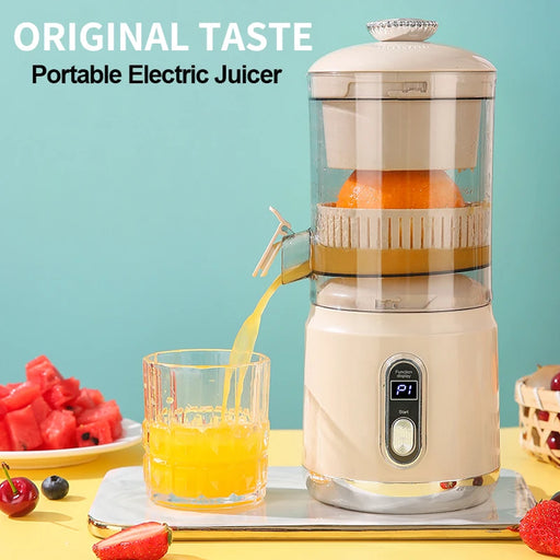 600ml Portable USB Rechargeable Automatic Fresh Juice Extractor Electric Juicer On Sale