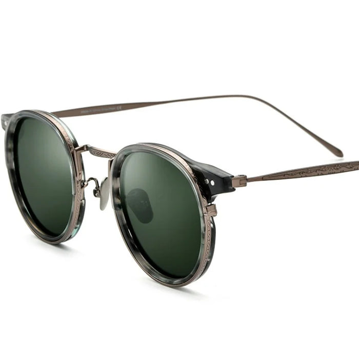 Ultralight Titanium Polarized Vintage Style Sunglasses For Men and Women