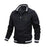 Unisex Varsity Jacket – Lightweight Retro Baseball Style Coat for Men and Women In Black On Sale