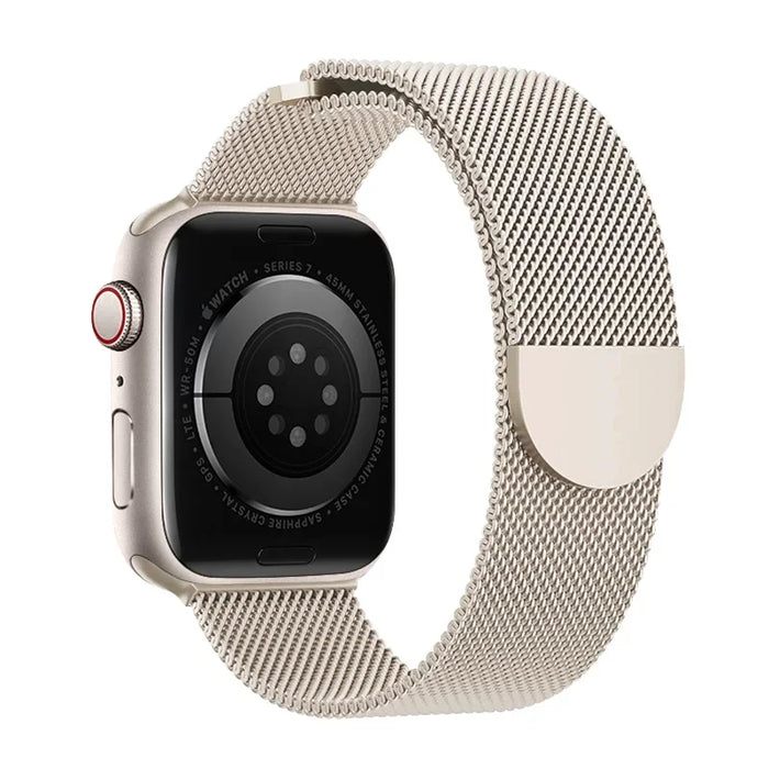 Starlight Milanese Mesh Loop With Magnetic Clasp For Apple Watch Band 44mm 40mm 38mm 42mm On Sale