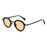 Retro Round UV400 Vintage Metal Punk Style Colored Lenses Sunglasses For Women And Men On Sale