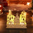 Winter Wonderland Candle Holder DIY Wooden Christmas Desktop Ornaments Home Decoration On Sale