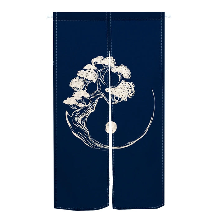 Japanese Linen Patterned Hanging Half-Curtain Doorway Tapestry Noren On Sale