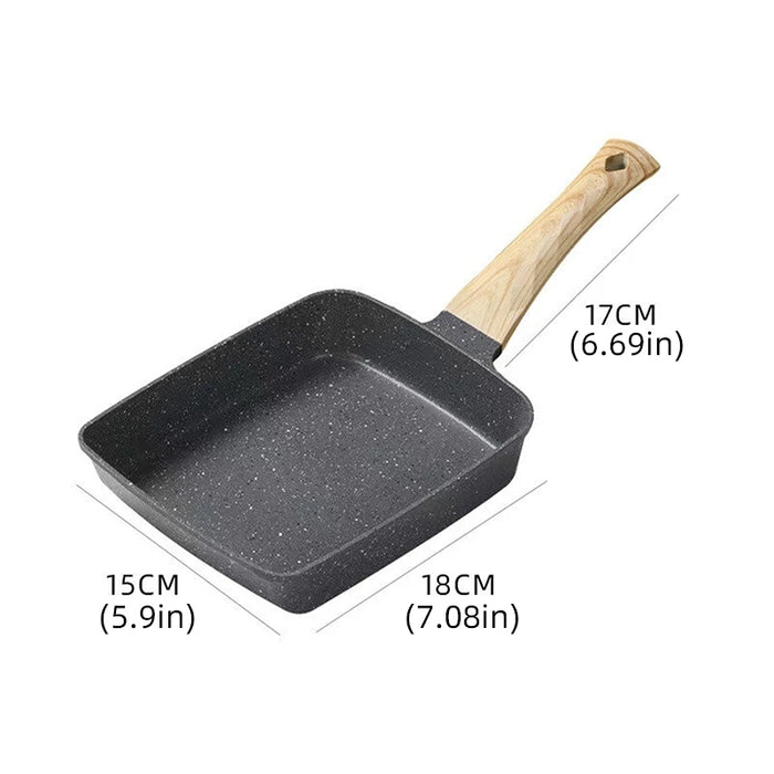 Stone Non-stick Japanese Tamagoyaki Egg Frying Pan On Sale