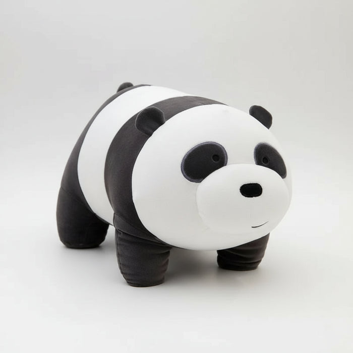 25cm We Bare Bears Plush Toys - Grizzly, Panda, Ice Bear Three Brother Bears Stuffed Dolls On Sale