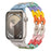 Macaron Bike Chain Link Silicone Watch Band for Apple Watch Compatible Models 38mm - 49mm On Sale