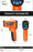 Handheld Non Contact Digital Infrared Thermometer Laser Point Temperature Reader With Humidity and Dew Point Display On Sale