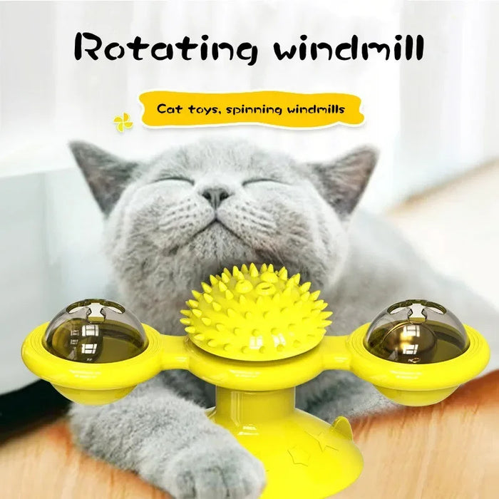 Turn The Windmill Interactive Cat Game Toy On Sale