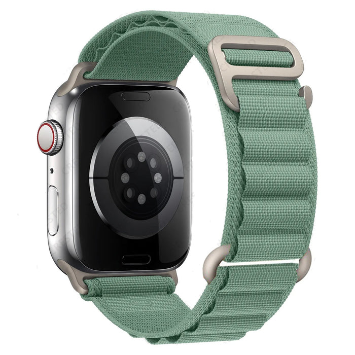 Light Green Alpine Loop Collection For Apple Watch Series 8, Ultra, 7, SE, 6, 5, 4, 3 On Sale