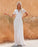Bohemian Style Deep-V Short Sleeves Floral Lace Maxi Dress On Sale