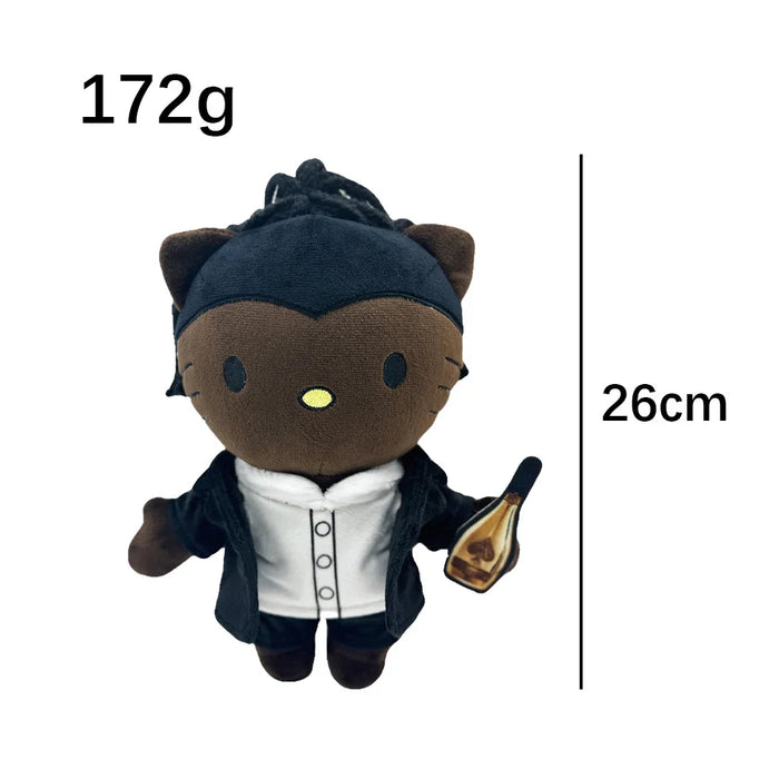Hello Kitty Rapper Figure Icons Hiphop Fashion Fans Stuffed Soft Plush Toy Dolls Collection On Sale