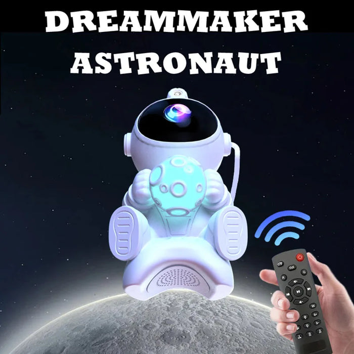Astronaut LED Galaxy Star Projector Night Light with Bluetooth Speaker And Remote Control On Sale