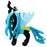 Adorable Blue Hair Black Unicorn Pony Plush Doll Anime Style Fantasy Character Plush Toy 28-33cm On Sale