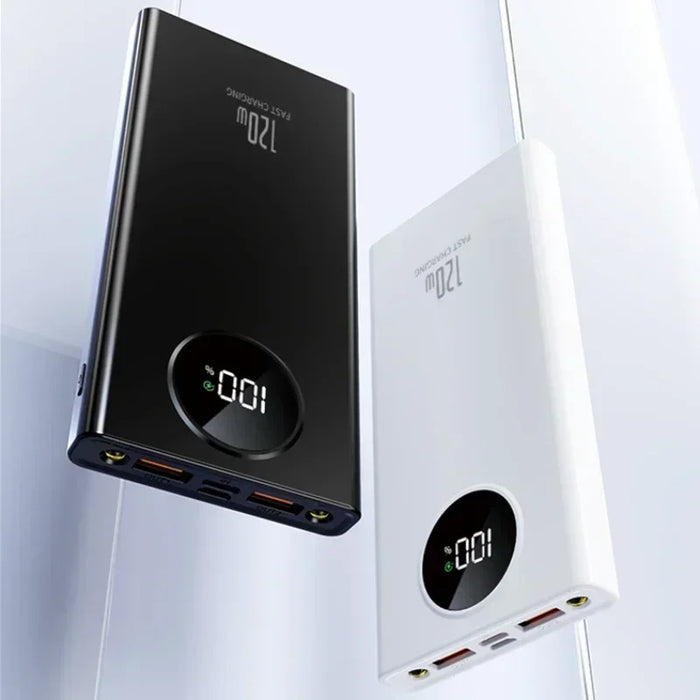 100000 mAh Mini Power Bank Fast Charging 120W Dual USB Ports For Mobile Smart Phones on Sale