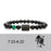 Leo Black Obsidian Zodiac Constellation Charm Black Onyx Natural Stone Bead Bracelet For Women And Men On Sale