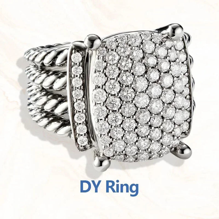 925 Sterling Silver David Yurman Style Fashion Jewelry Rings On Sale