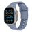 Superhero Style Blue Grey Silicone Sport Straps For Apple Watch Series 49mm, 46mm, 45mm, 44mm, 42mm, 41mm, 40mm, 38mm On Sale