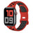 Red Black Silicone Sport Band for Apple Watch Strap On Sale