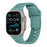 Superhero Inspired Pine Green Silicone Sport Straps For Apple Watch Series 49mm, 46mm, 45mm, 44mm, 42mm, 41mm, 40mm, 38mm On Sale