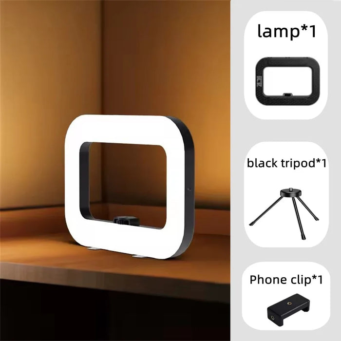 Rechargeable Handheld LED Ring Fill Light For Indoor, Outdoor Mobile Phone Photography, Selfie, Youtube Live On Sale