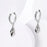 Elegant Seashell Ocean-Inspired 925 Sterling Silver Hoop Earrings On Sale