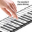 88-Key Foldable Roll-Up Digital Piano Keyboard with Rechargeable Battery, Bluetooth MIDI, 128 Tones & Rhythms On Sale