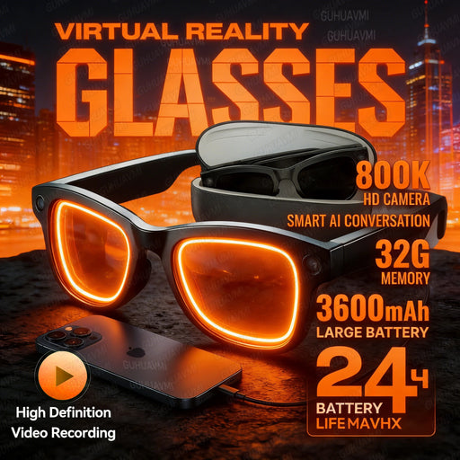 AI Smart Eyewear With Touch Control And Charging Case For Photo, Music, Calls, Hands-free video and Audio Recording On Sale