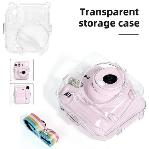 Fujifilm Instax Mini 12 Camera Clear Case With Shoulder Strap On Sale