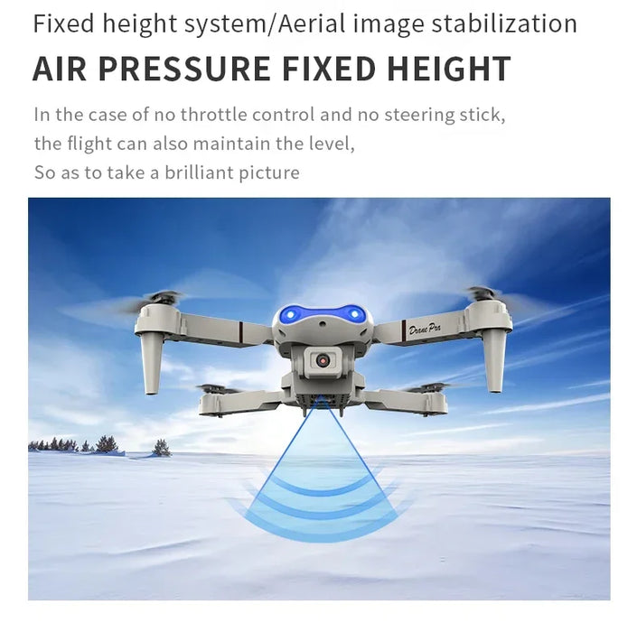 E99 Pro 4K 1080P Wide Angle HD Dual Camera GPS Drone