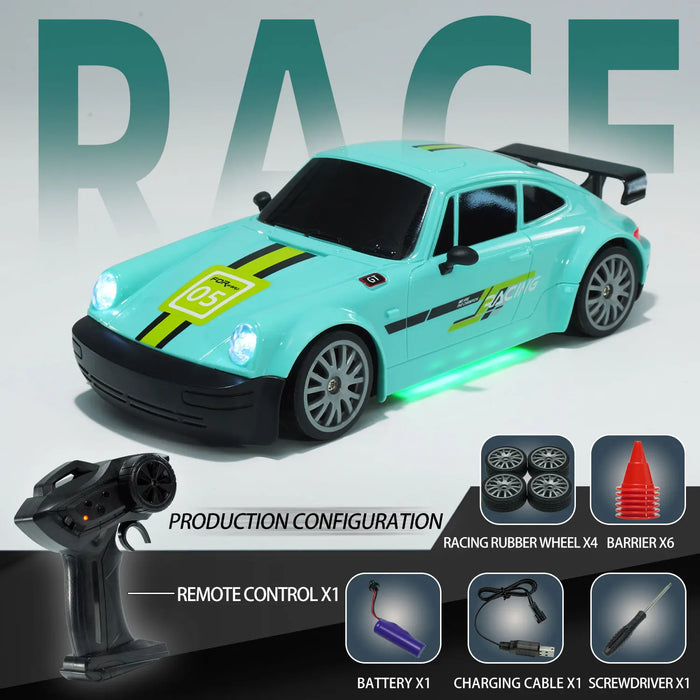 4WD Street Glow Drift Racing Remote Control Porsche Cars On Sale