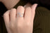 925 sterling silver adjustable double cross ring silver color on sale