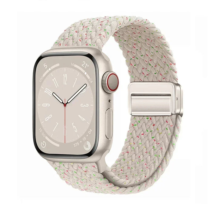 Star Brilliance Braided Solo Loop Apple Watch Bracelet With Double-sided Magnetic Clasp For iWatch Series On Sale