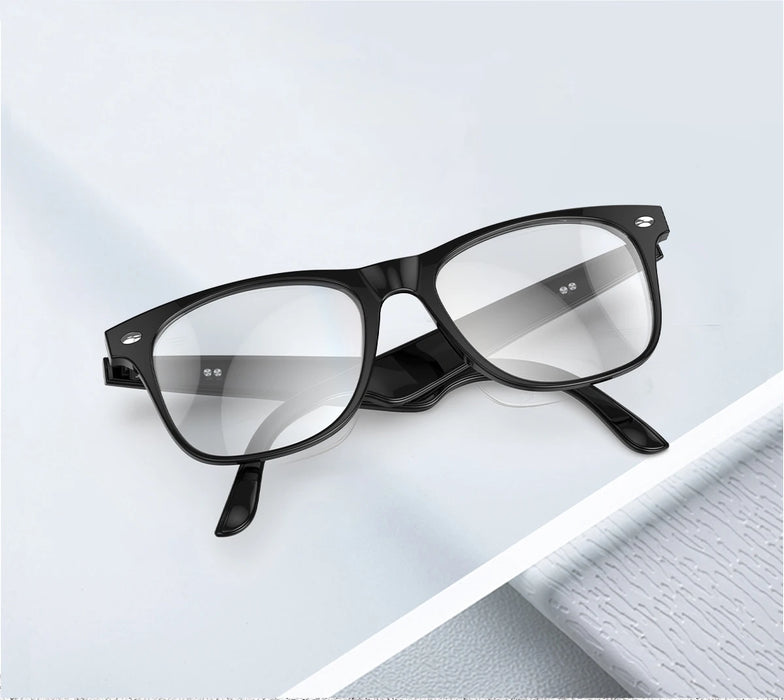 Smart AI Glasses Wireless Bluetooth Call Built-In Mic Speakers Anti-blue Lens Glasses On Sale