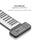 88-Key Foldable Roll-Up Digital Piano Keyboard with Rechargeable Battery, Bluetooth MIDI, 128 Tones & Rhythms On Sale